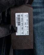 Pantalones de mezclilla con lavado de libélula de GUCCI