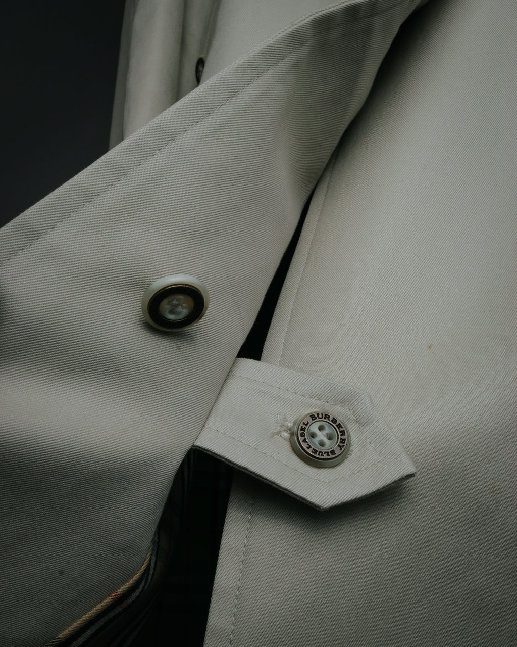“BURBERRY BLUE LABEL” 2000’s Minimal balmacaan coat