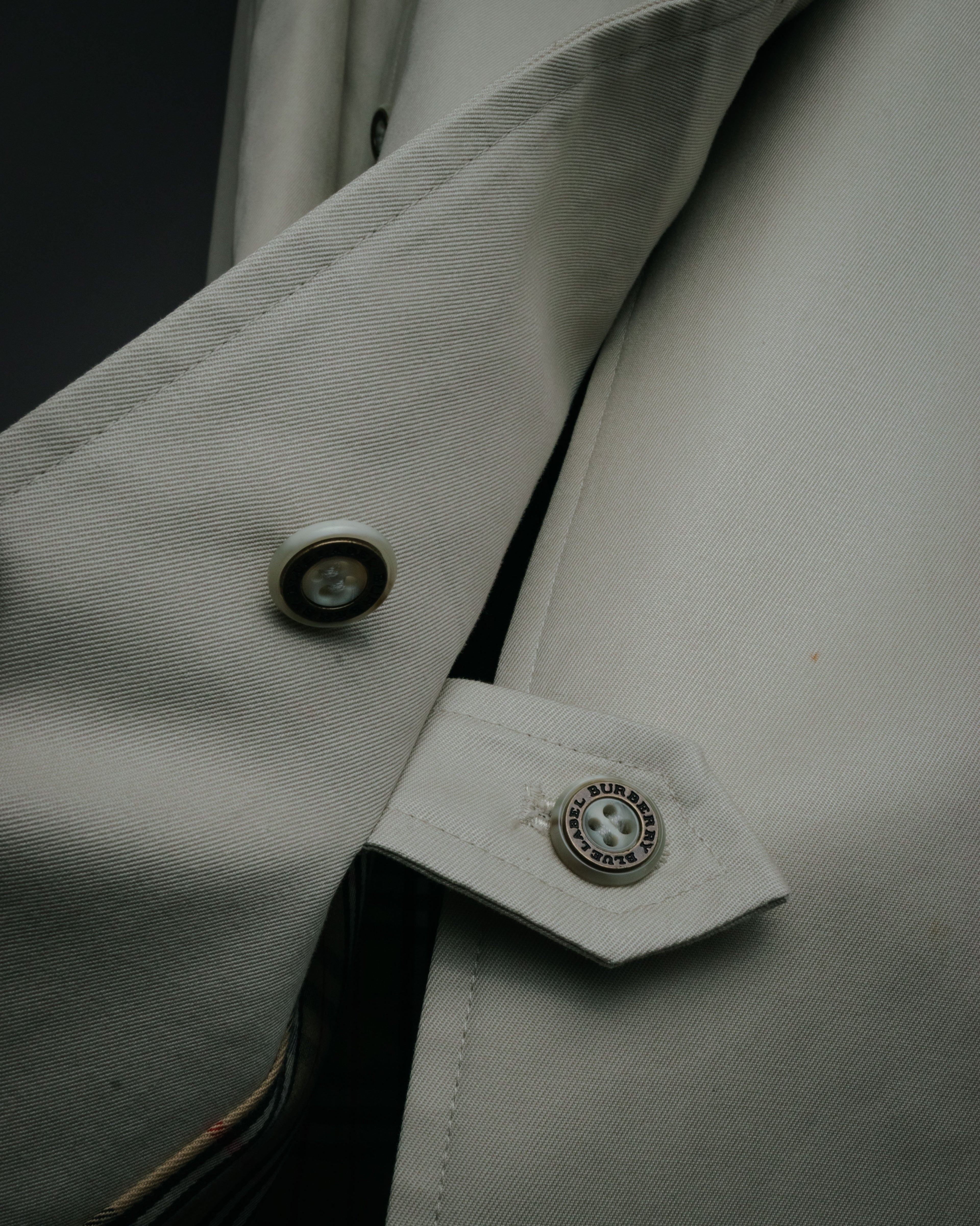 “BURBERRY BLUE LABEL” 2000’s Minimal balmacaan coat