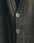 "Yves Saint Laurent" 80's-90's Relaxed wool v neck cardigan