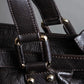 "Max Mara" Horizontal tuck design 2way leather bag