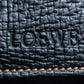 "LOEWE" Embossed leather horizontal one handle bag