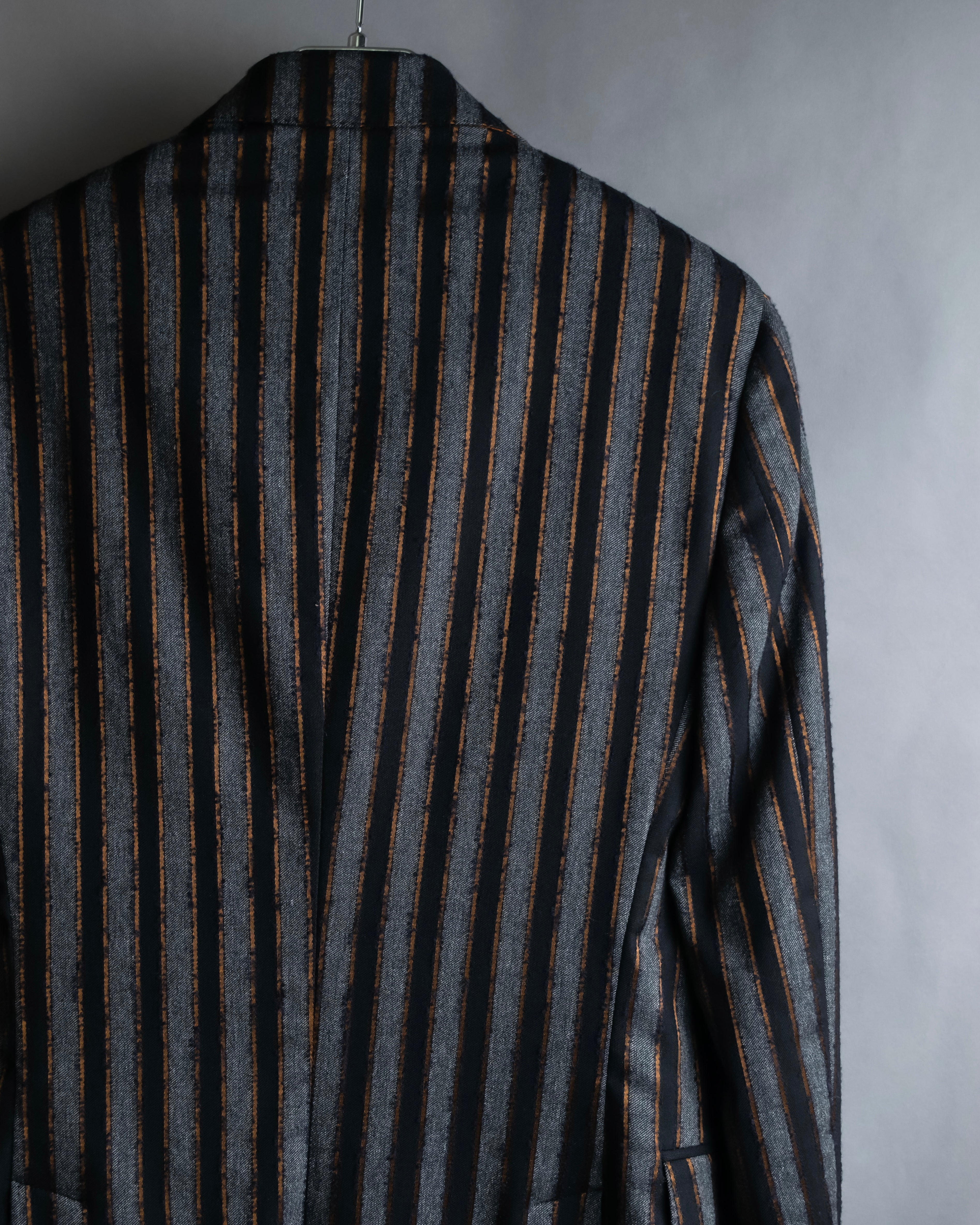 "ETRO" Multi-stripe tailored jacket