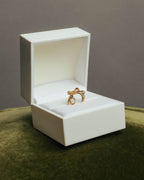 -SPECIAL- “Dior” 00’s-10’s Ribbon CD logo charm ring