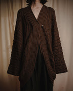 "Salvatore Ferragamo" 00’s Cashmere blend shawl-collar knit cardigan