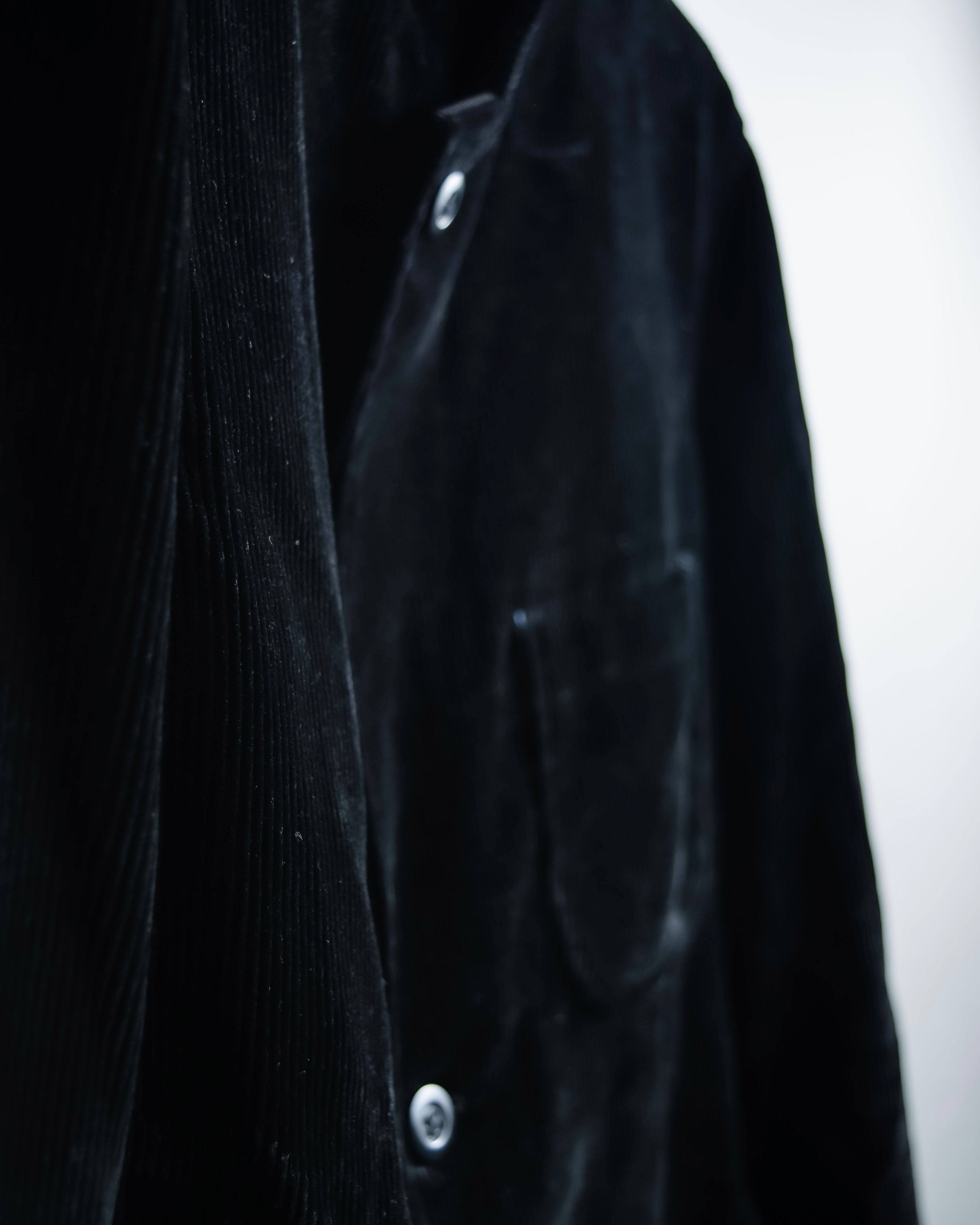 “Y’s for men” beautiful black corduroy single tailored jacket