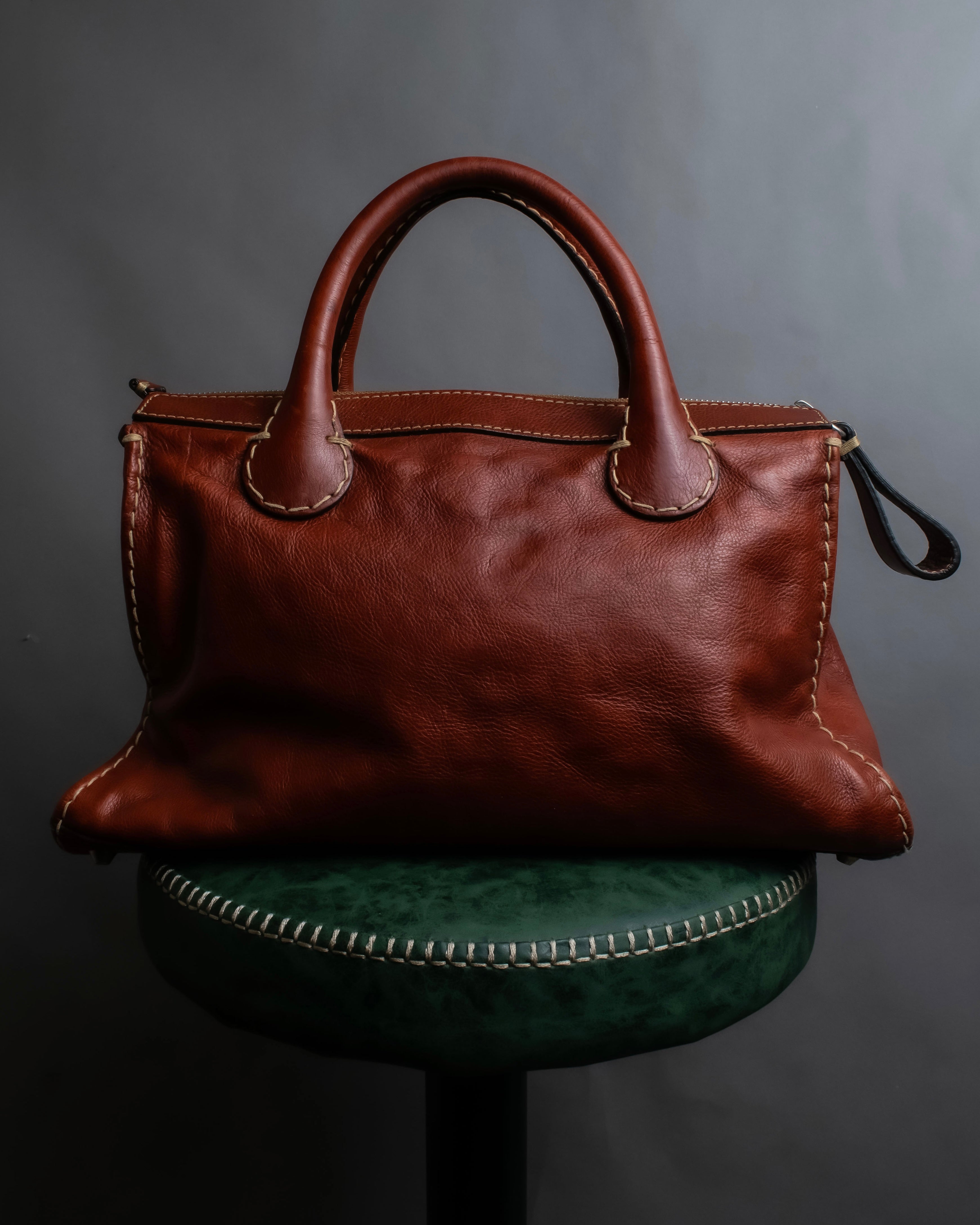 "Chloe" Edith series crossbody leather bag