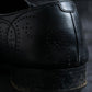 "LOUIS VUITTON" Belted hole design leather shoes