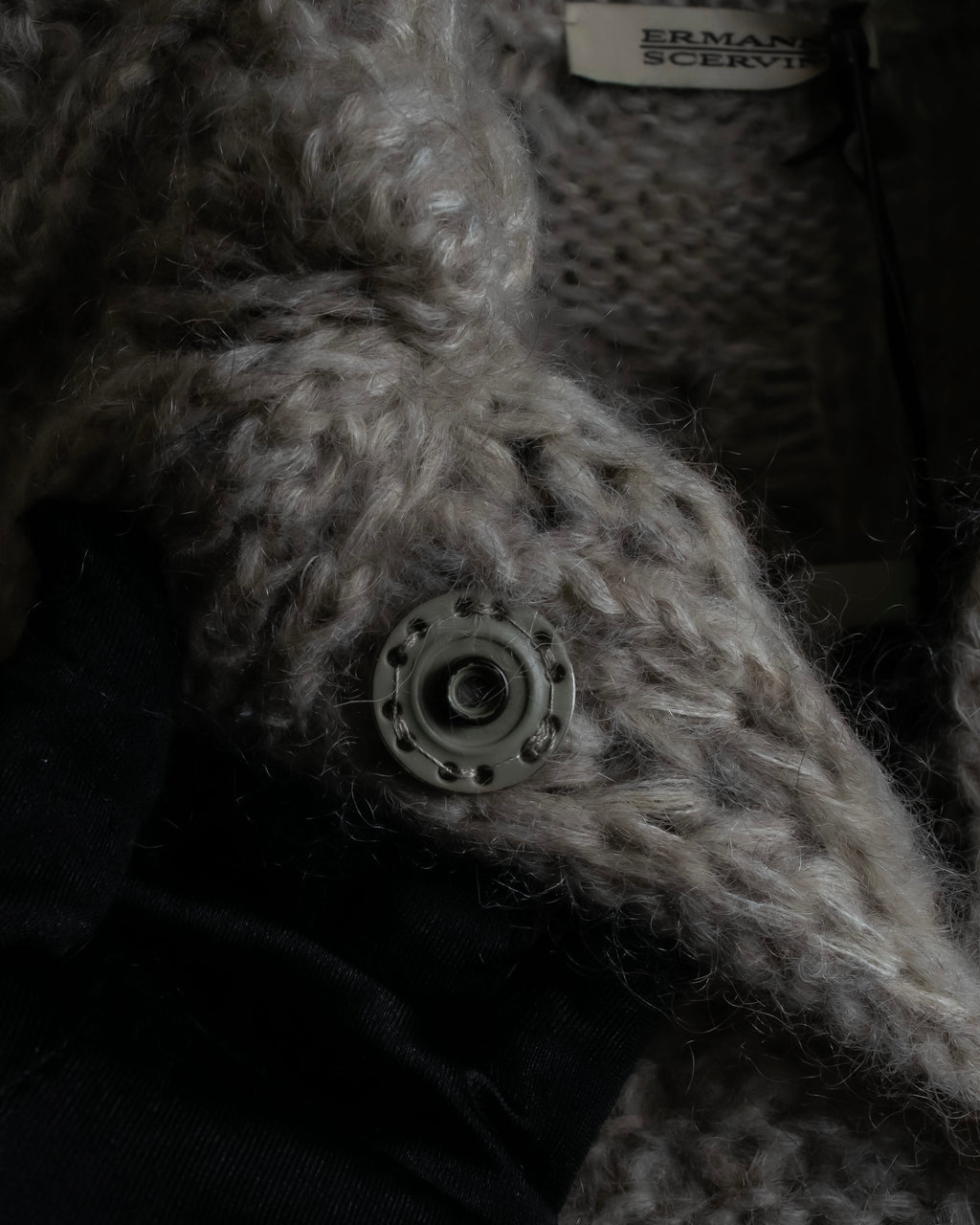 "ERMANNO SCERVINO" Three-dimensional knit long cardigan