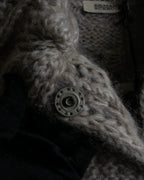 "ERMANNO SCERVINO" Three-dimensional knit long cardigan