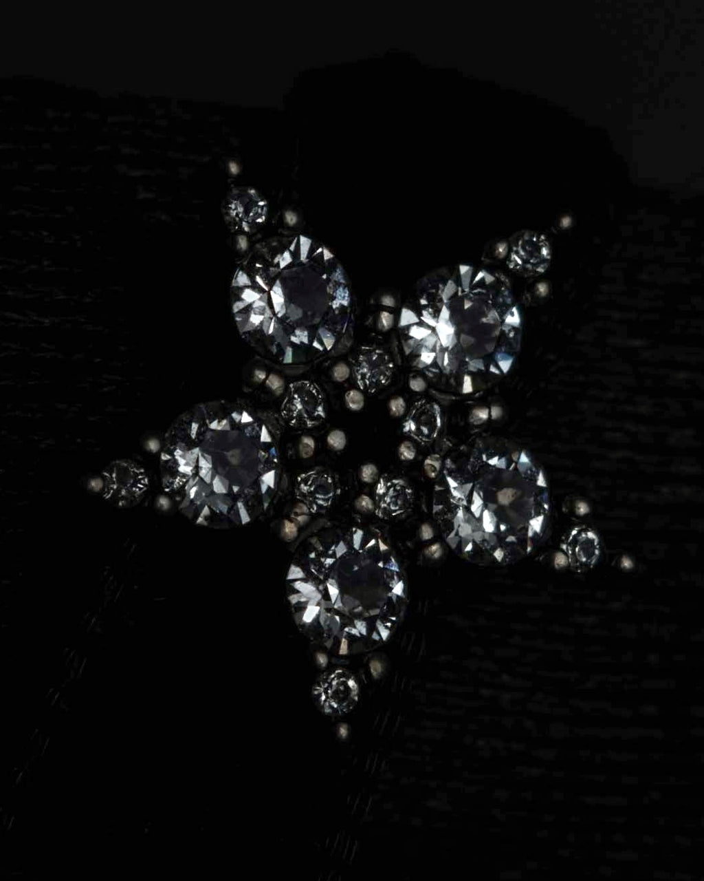 "DIOR" Velvet ribbon design star motif choker