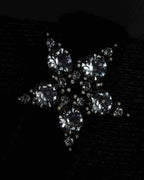 "DIOR" Velvet ribbon design star motif choker