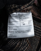 "Ernesto" Glen plaid flannel tailored jacket