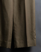 "Christian Dior" Center press wide tapered slacks