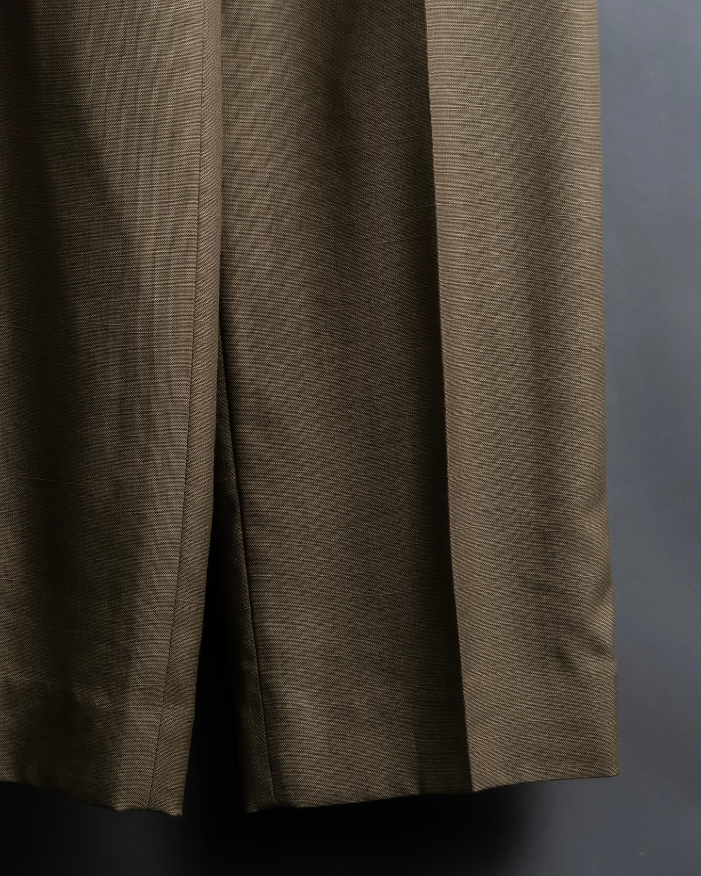 "Christian Dior" Center press wide tapered slacks