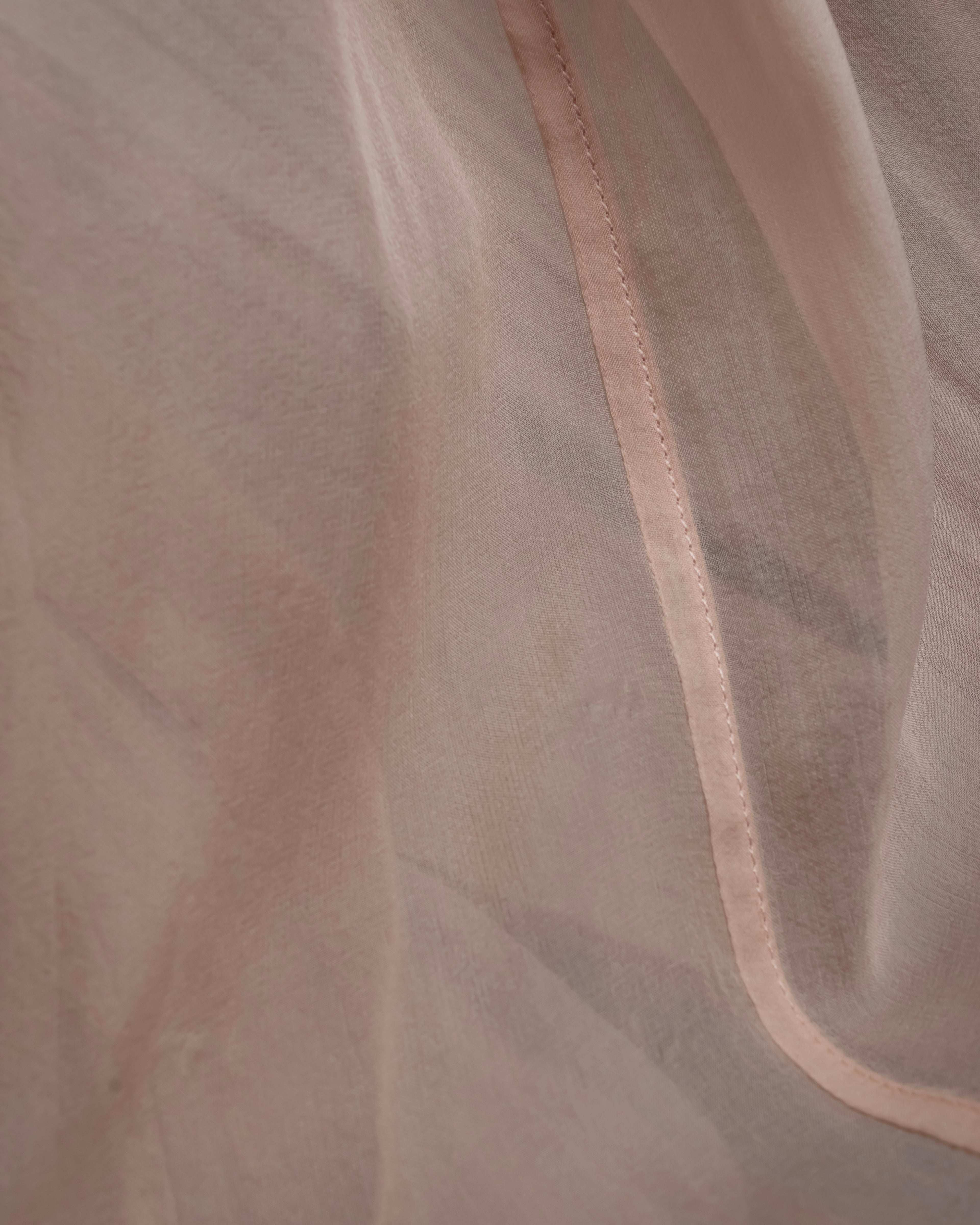 "VALENTINO" Ruffle detail sheer bowtie blouse