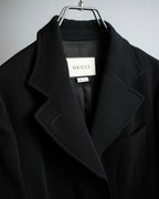 "GUCCI" Michele period stand collar modified design tailored jacket