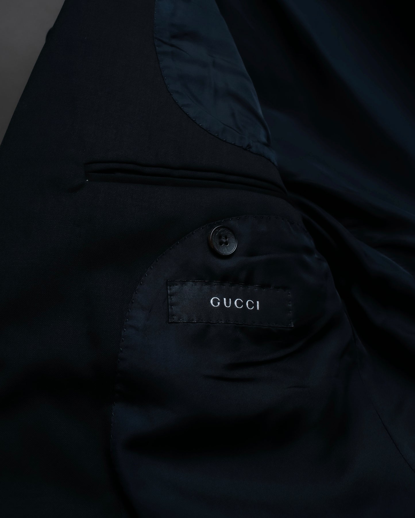 "GUCCI" Oversized tailored jacket & slim tapered slacks set up