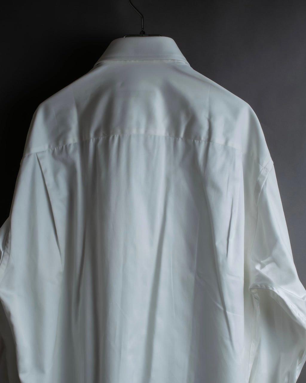 "GUCCI" Slightly glossy cotton white shirt