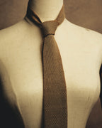 “COMME des GARÇONS HOMME”
80’s-90’s open-knit square-end necktie