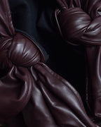 "COMME des GARCONS COMME des GARCONS" Knot drape design leather bag