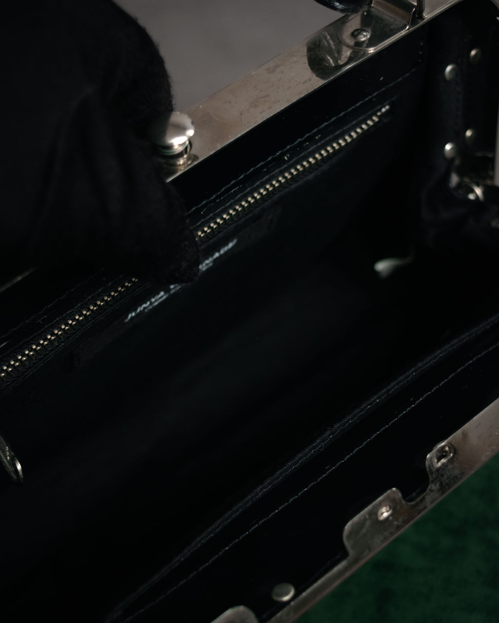 “JUNYA WATANABE COMME des GARÇONS” 2010’s Houndstooth embossed leather doctor bag