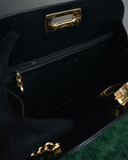 "Salvatore Ferragamo" 90’s Iconic gancini chain shoulder bag