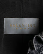 お取り置き分 "VALENTINO" Belted ruffle detail short jacket