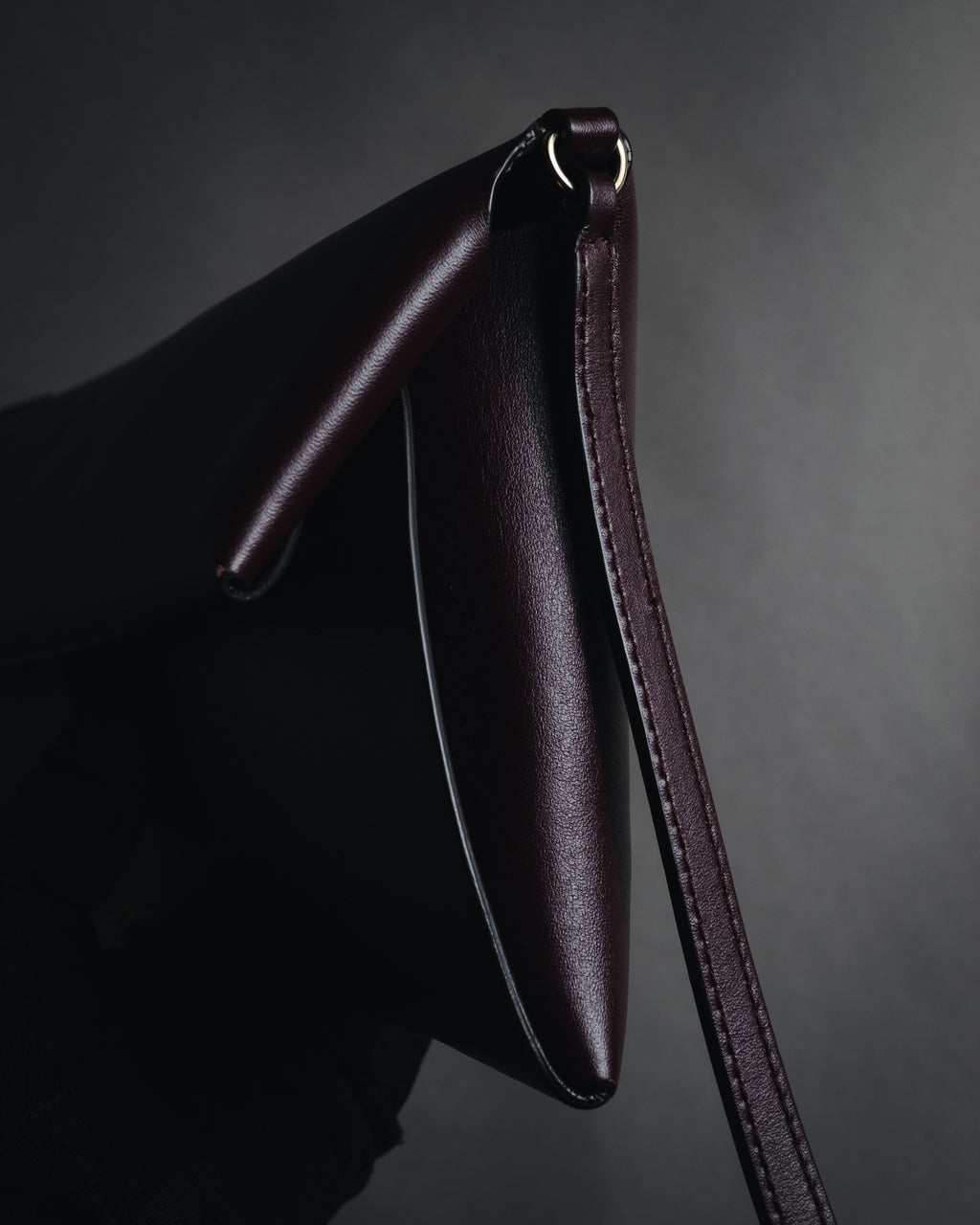 "JIL SANDER" 2018- Minimal Folded leather pochette bag