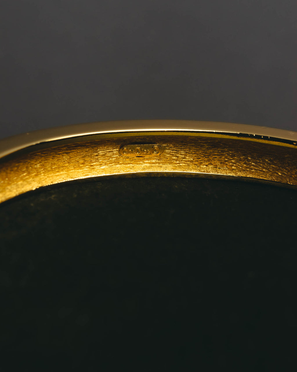 “Christian Dior” 80’s-90’s CD monogram gold tone bangle