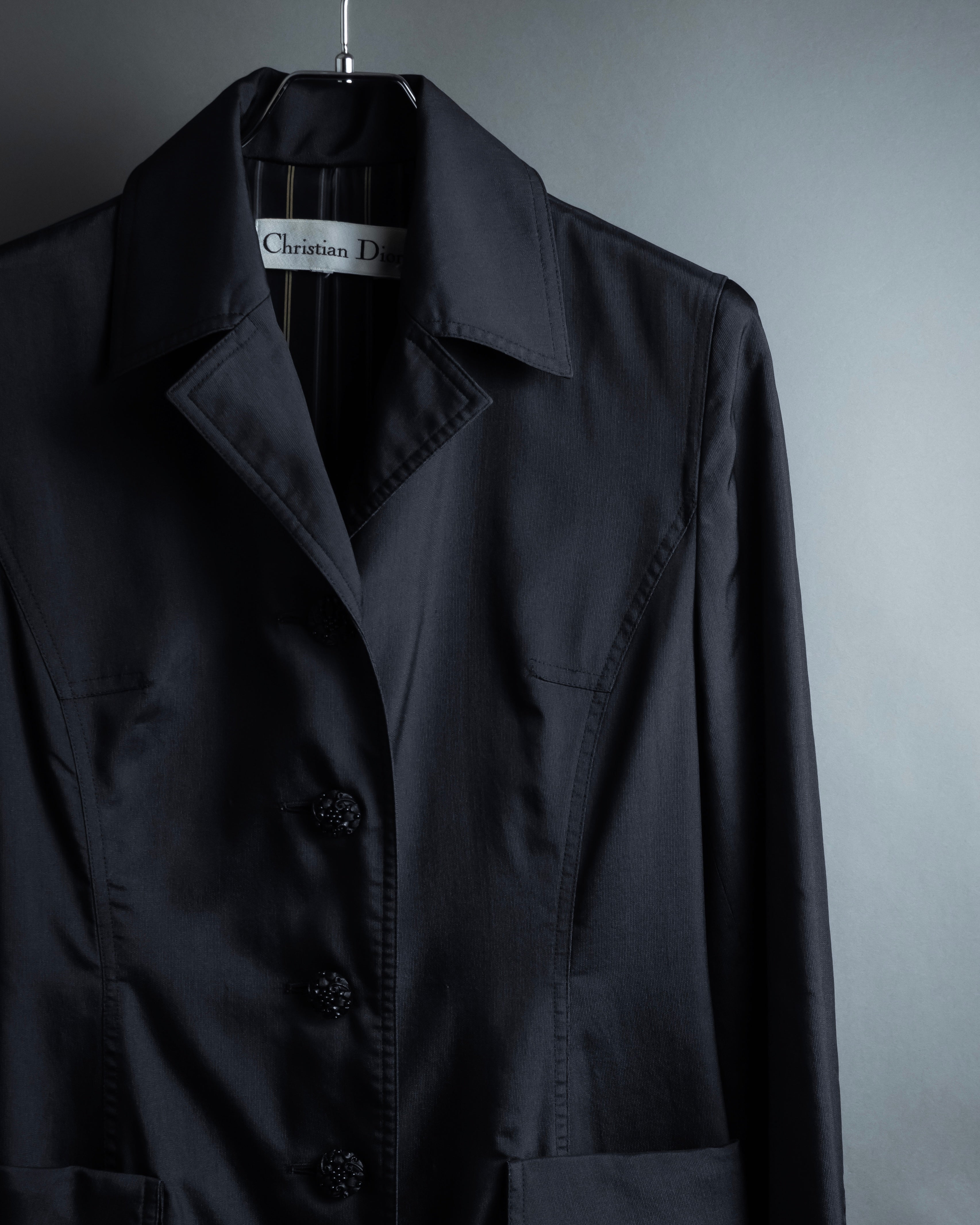 "Christian Dior" Waist shaped princess-line silhouette coat