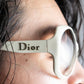 "DIOR" Butterfly frame ivory color sunglasses