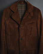 –SPECIAL– "Salvatore Ferragamo" 00’s reversible shearling sheep skin jacket