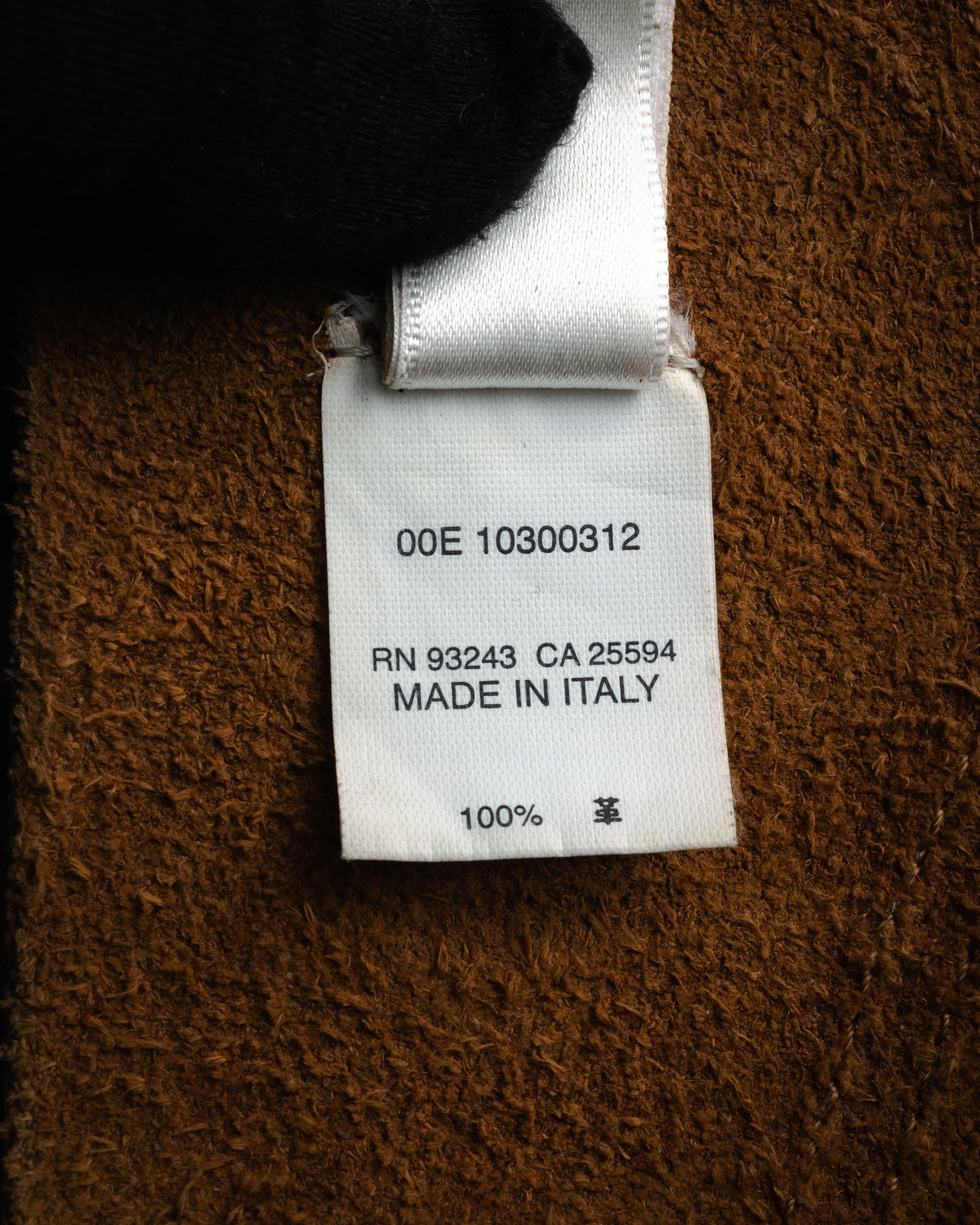 “DIESEL” 2000’s Studded craft leather belt