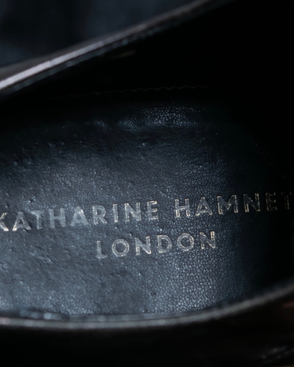 KATHARINE HAMNETT LONDON leather shoes