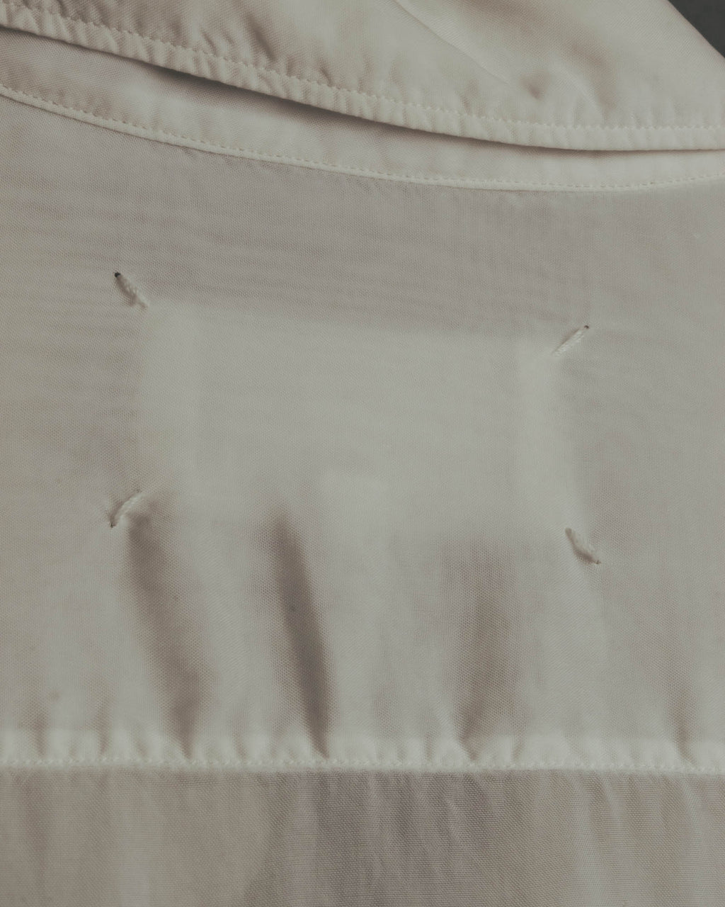 “Maison Margiela” 2018’s-20’s Cupro sheer white shirt