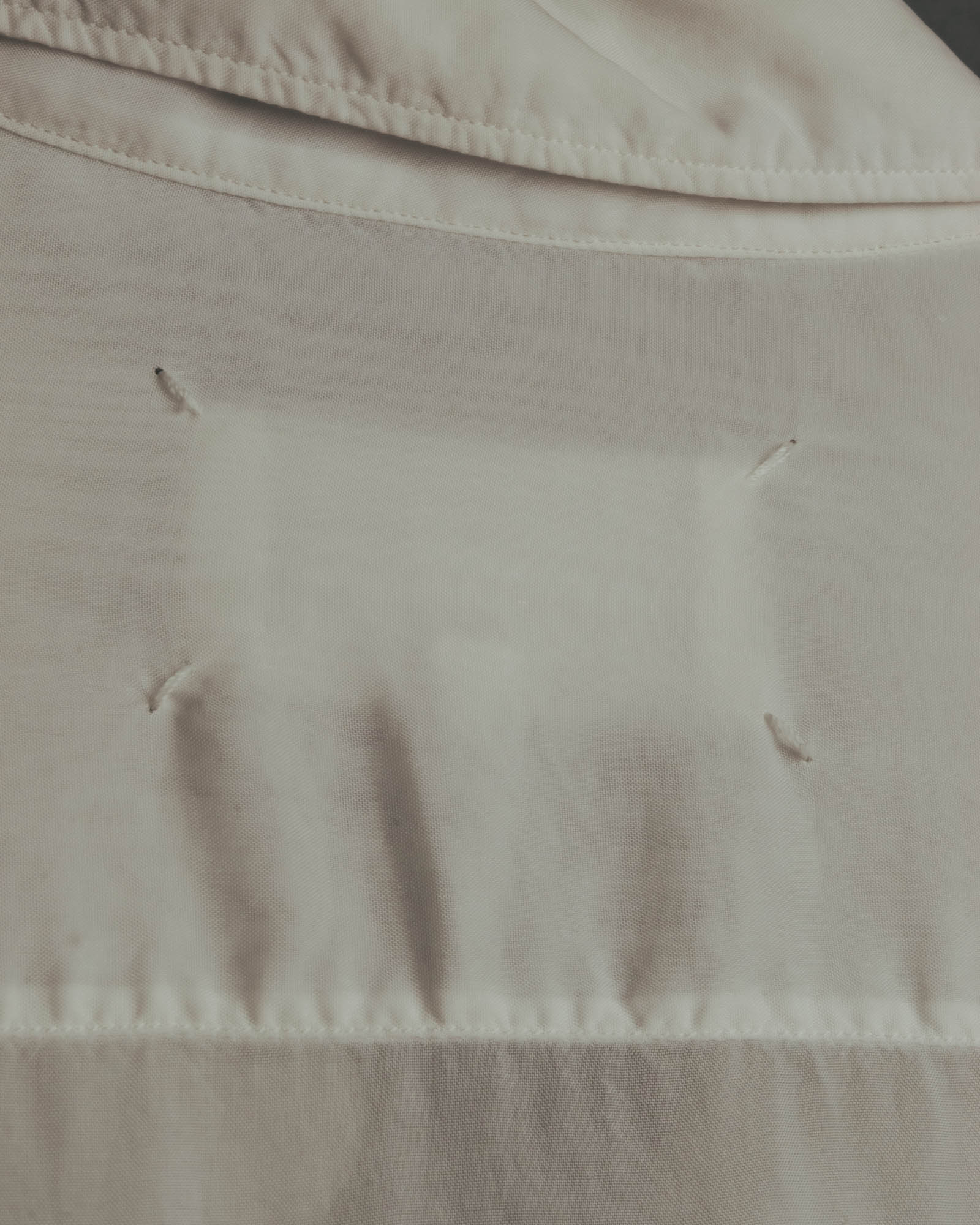 “Maison Margiela” 2018’s-20’s Cupro sheer white shirt