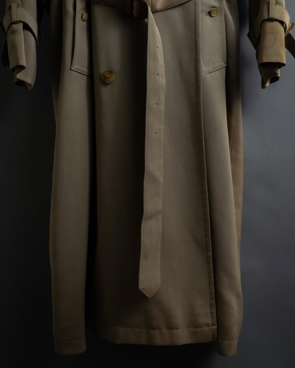 -SPECIAL- "Burberrys" 90's Collar switching two-tone trench coat