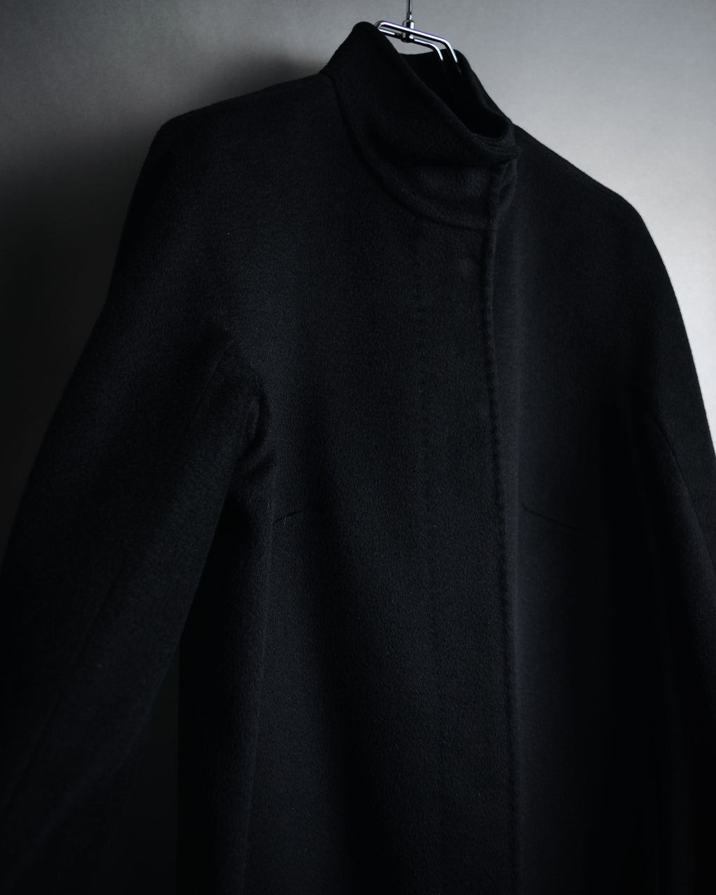 "MaxMara STUDIO" 2010’s Virgin wool stand-collar coat