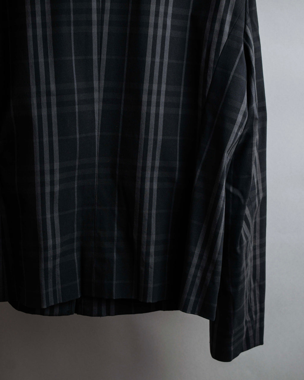 "BURBERRY" Combination leather design check pattern one-shoulder bag