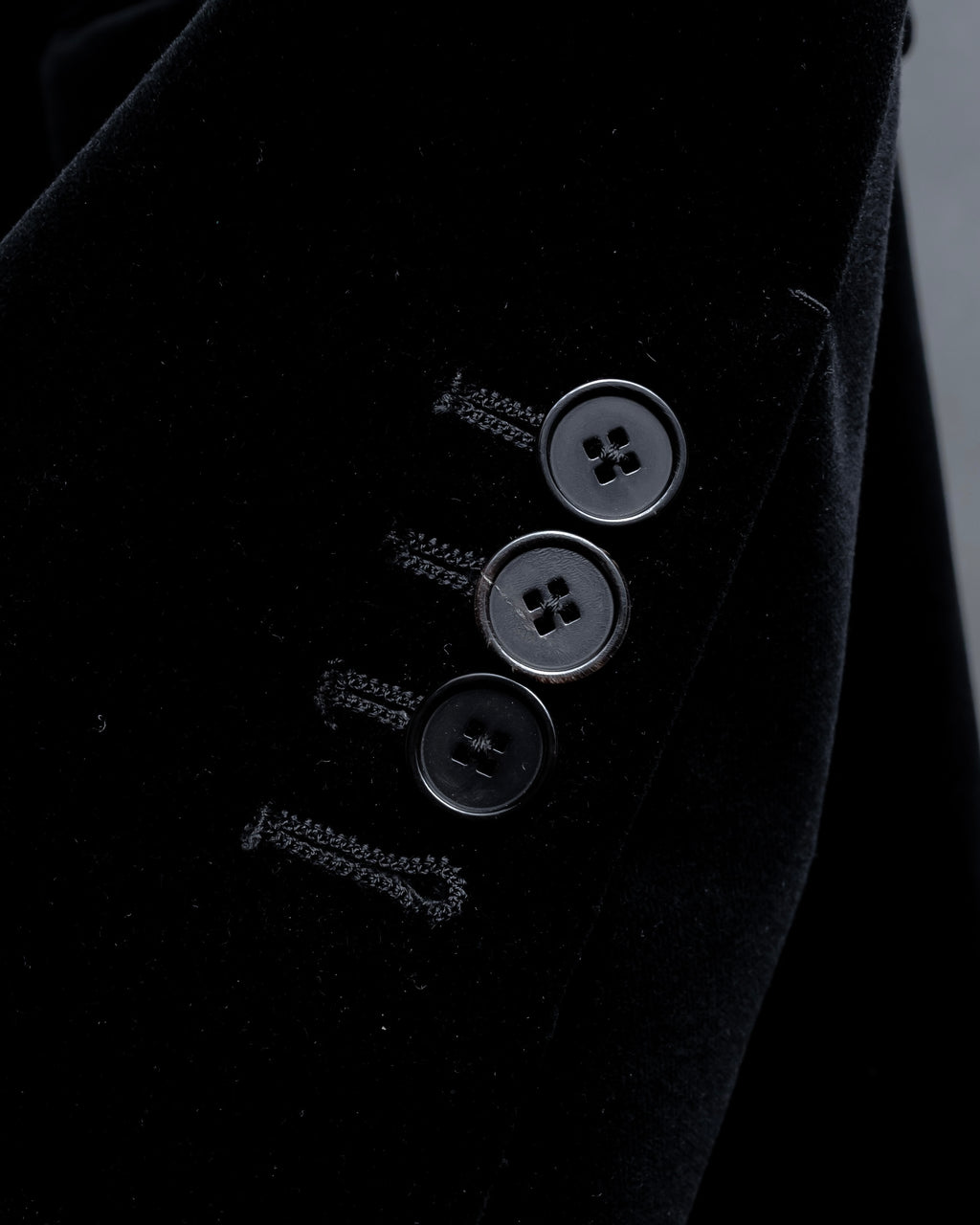 "LOUIS VUITTON" Geometric pattern velvet tailored jacket