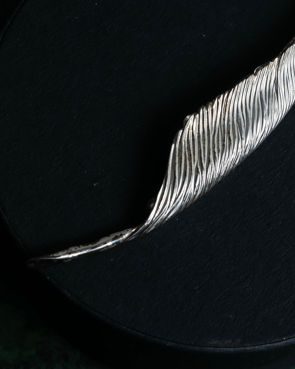 "Christian Dior" Relief motif silver 925 brooch