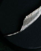 "Christian Dior" Relief motif silver 925 brooch