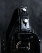 "DRIES VAN NOTTEN" Crocodile leather shoulder bag