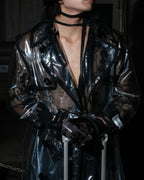 "DOLCE &amp; GABBANA" 23SS PVC material oversize trench coat