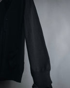 "JIL SANDER" 10’s minimalist satin covered buttons
wool cardigan
