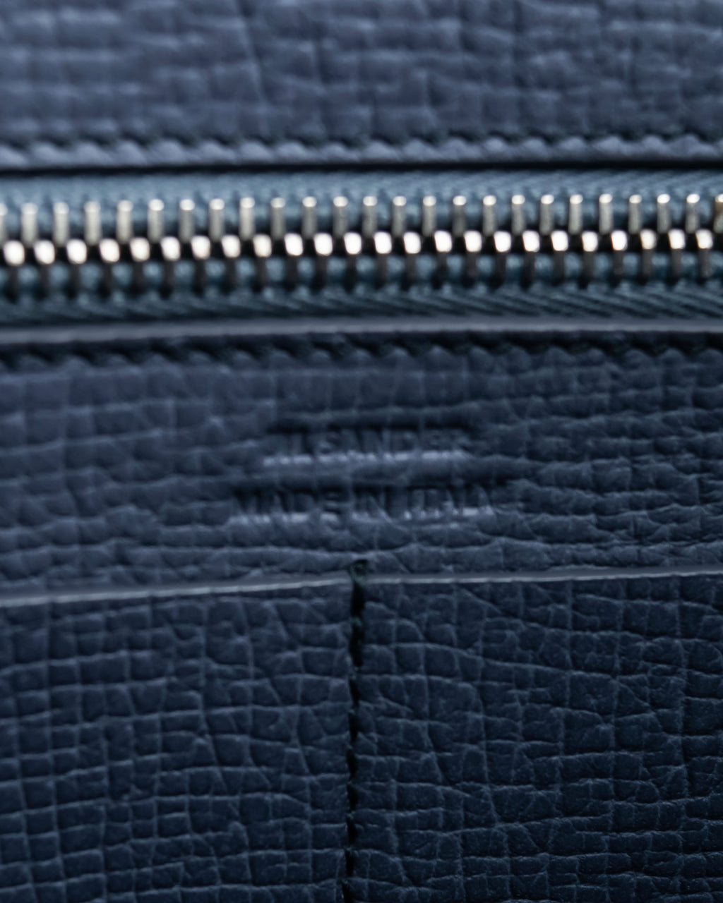 “JIL SANDER” beautiful sky blue leather shoulder bag