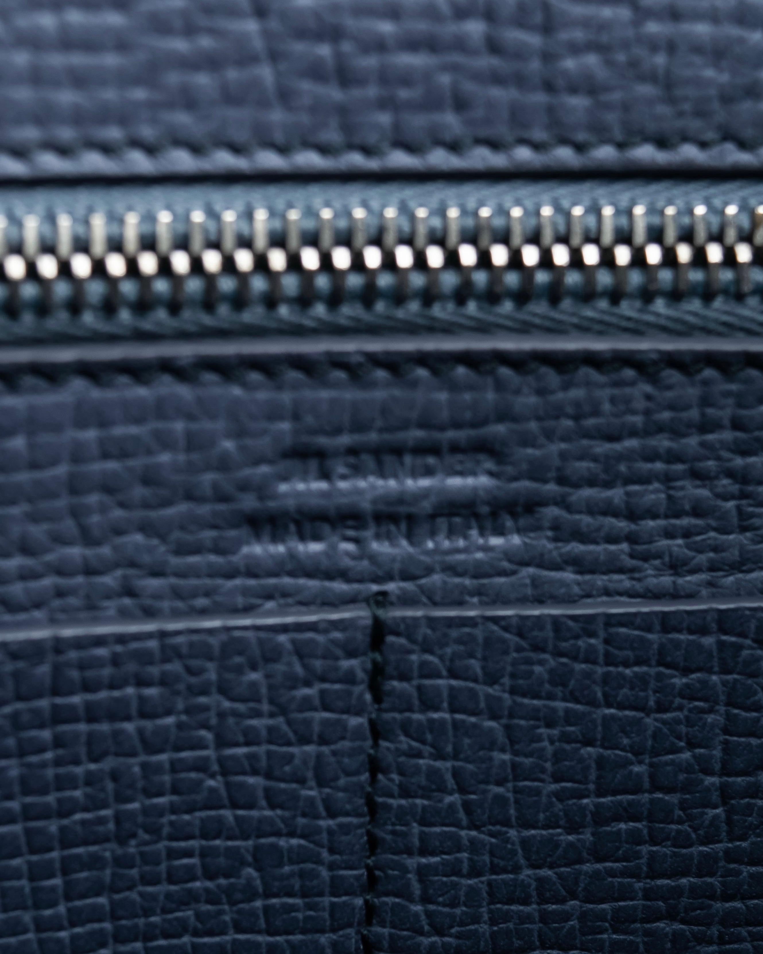 “JIL SANDER” beautiful sky blue leather shoulder bag