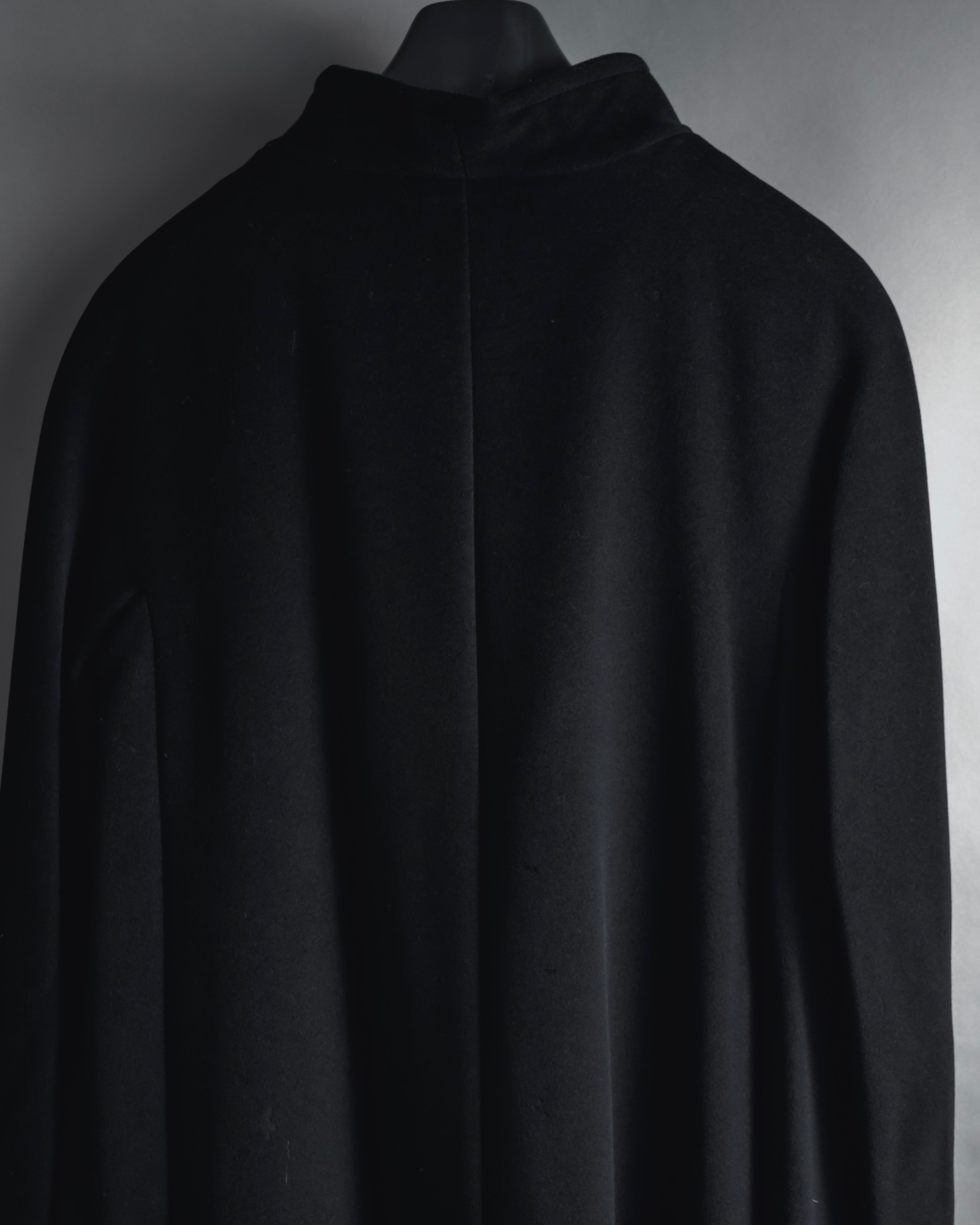 "Max Mara" 90’s-00’s Stand collar belted coat