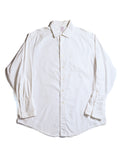 BROOKS BROTHERS/ Relax Fit Cotton French Cuff Shirt White